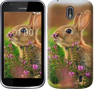 

Чехол Кролик и цветы для Nokia 1 656681