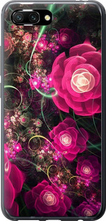Чохол Абстрактні квіти 3 на Huawei Honor 10