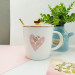 Керамическая чашка Lovely Hearts