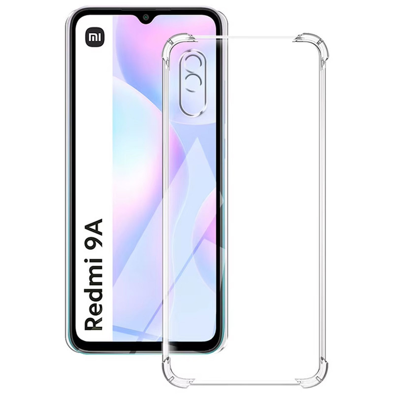 Фото TPU чохол Epic Ease з посиленими кутами на Xiaomi Redmi 9A (Прозорий / Transparent) на vchehle.ua