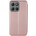 Фото Кожаный чехол-книжка Classy для Motorola Moto G15 4G (Rose Gold) на vchehle.ua