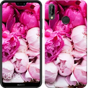 Чехол Розовые пионы для Huawei P20 Lite