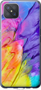 

Чехол Разноцветные краски для Oppo A92S 1576492