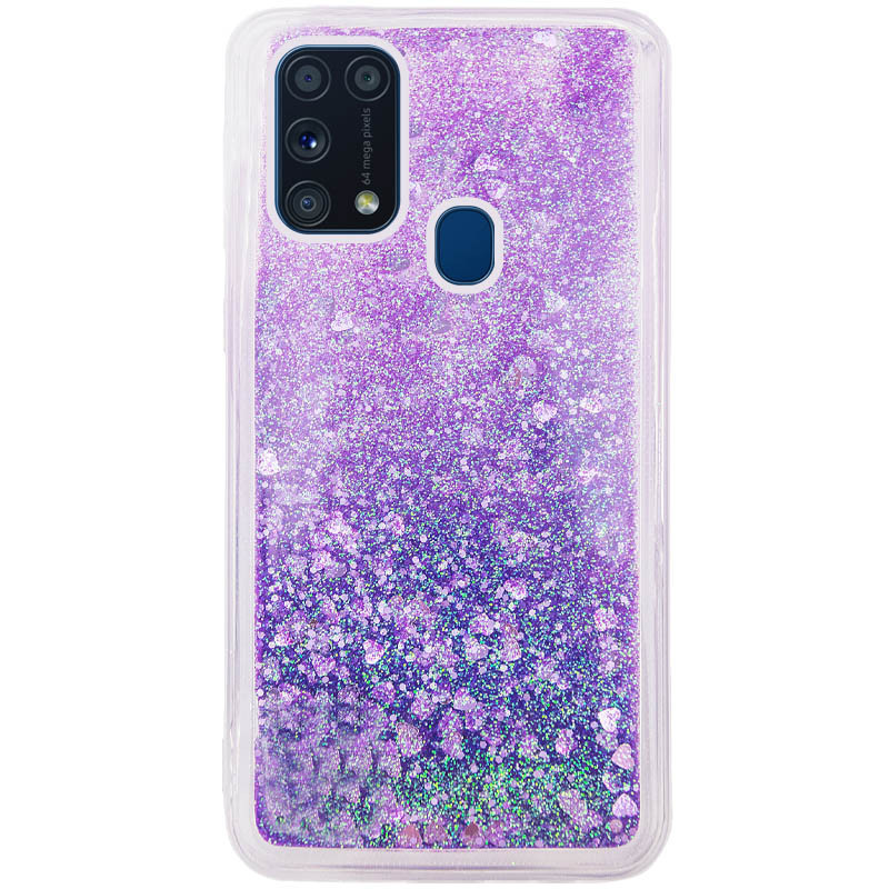 

TPU чохол Liquid hearts на Samsung Galaxy M31 (Фіолетовий) 906153