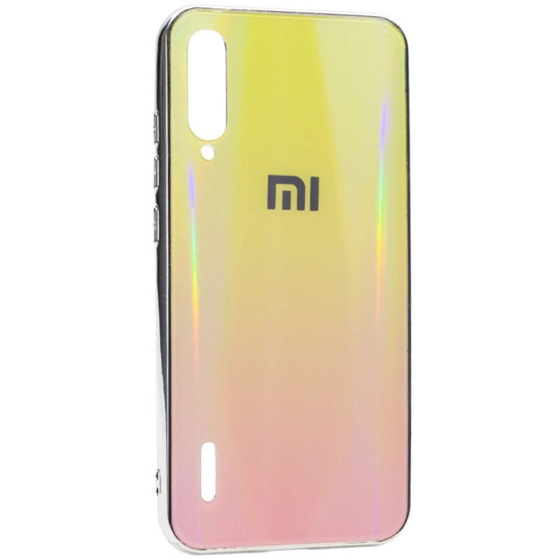 

TPU+Glass чехол Gradient Aurora с лого для Xiaomi Mi CC9e (Розовый) 743658