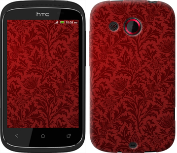 

Чохол Чохол цвета бордо для HTC Desire C A320e 649865