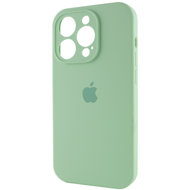 Фото Чохол Silicone Case Full Camera Protective (AA) на Apple iPhone 14 Pro (6.1") (Зелений / Pistachio) в маназині vchehle.ua