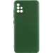 Чехол TPU GETMAN Liquid Silk Full Camera для Samsung Galaxy A71 (Зеленый / Dark green)