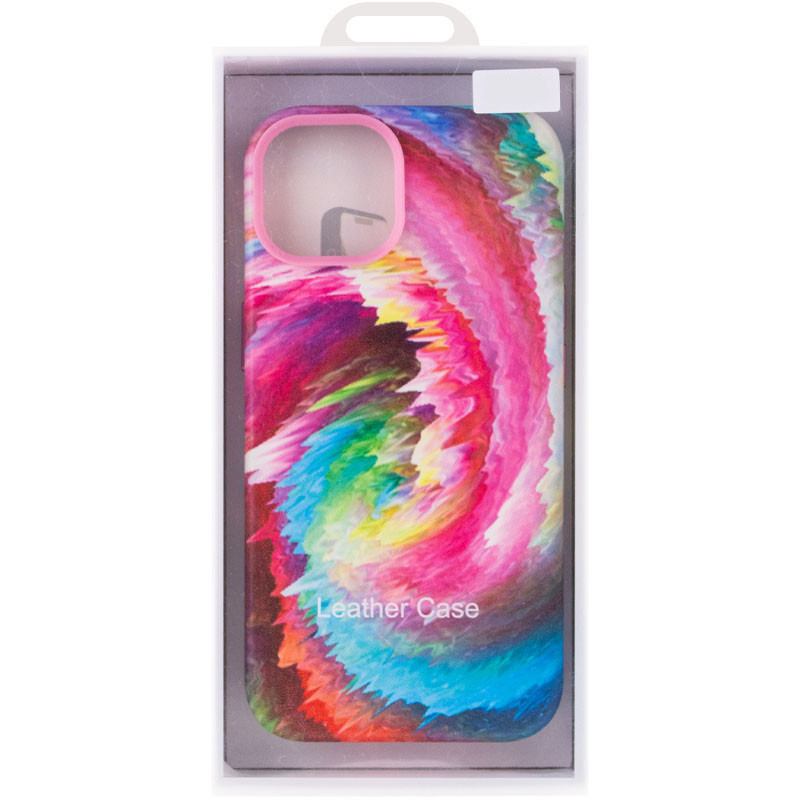 Фото Шкіряний чохол Colour Splash with Magnetic Safe на Apple iPhone 13 (6.1") на vchehle.ua