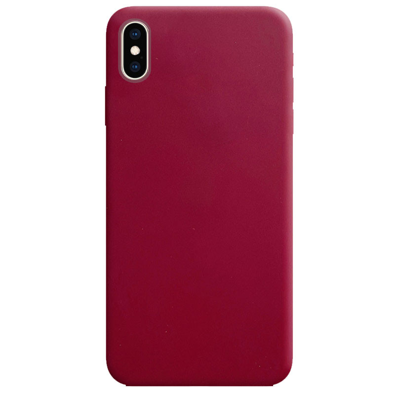 

Силіконовий чохол Candy на Apple iPhone XS Max (6.5") (Бордовий) 1086735