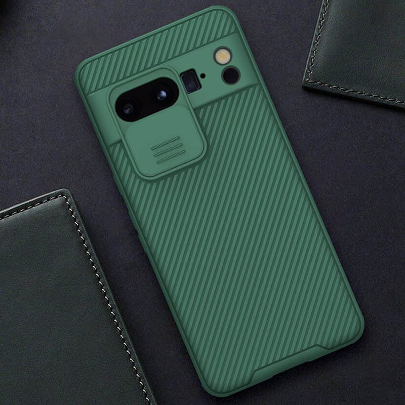 Замовити Карбонова накладка Nillkin CamShield Pro на Google Pixel 8 Pro (Deep Green) на vchehle.ua