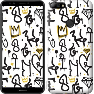 

Чехол Graffiti art для Honor 7C pro 745507