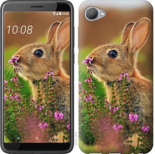 

Чехол Кролик и цветы для HTC Desire 12 677394