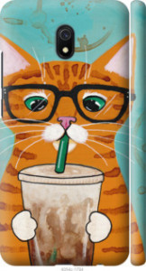 Чохол Зеленоокий кіт в окулярах на Xiaomi Redmi 8A