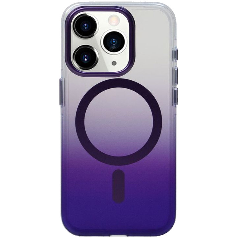 Чехол TPU+PC Shadow with Magnetic Safe для Apple iPhone 14 Pro Max (6.7") (Purple)