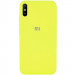 Чехол Silicone Cover Full Protective (AA) для Xiaomi Redmi 9A (Желтый / Flash)