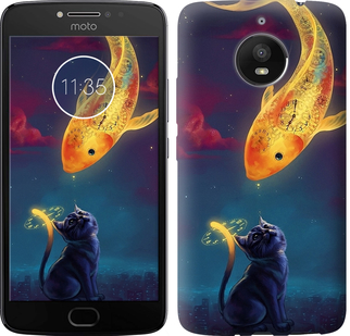 Чехол Кошкин сон для Motorola Moto E4 Plus