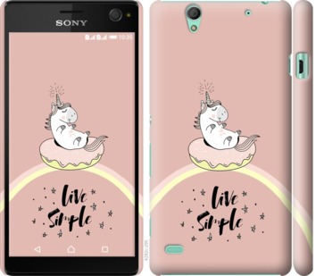 

Чехол Единорожка в пончике для Sony Xperia C4 E5333 719384