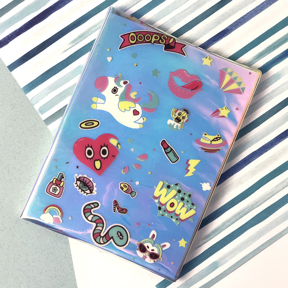 Блокнот Holographic Wow Teen Mood