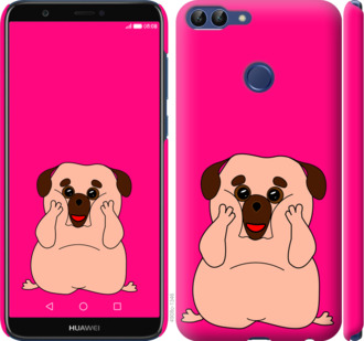 

Чехол Весёлый мопс для Huawei P smart 928581