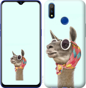 

Чехол Модная лама для Realme 3 Pro 919259