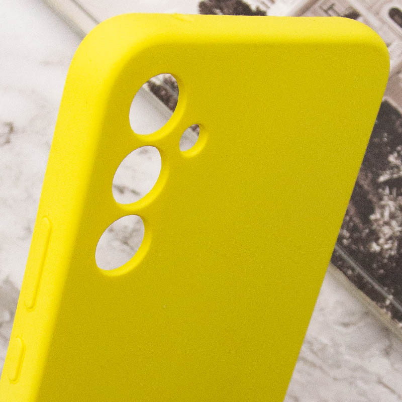 Замовити Чохол Silicone Cover Lakshmi Full Camera (AAA) на Samsung Galaxy S24 (Жовтий / Yellow) на vchehle.ua