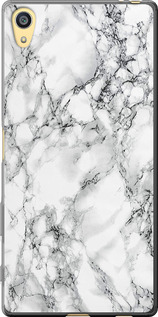 Чехол Мрамор белый для Sony Xperia Z5 E6633