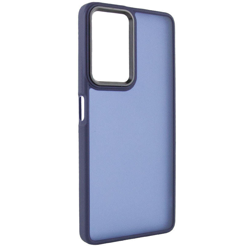 Чохол TPU+PC Lyon Frosted на Oppo A57s / A77s (Navy Blue)