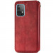 Фото Кожаный чехол книжка GETMAN Cubic (PU) для Samsung Galaxy A52 4G / A52 5G / A52s (Красный) на vchehle.ua