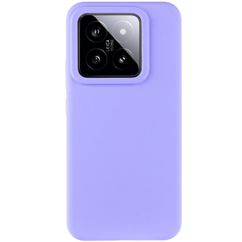 Фото Чехол Silicone Cover Lakshmi (AAA) для Xiaomi 14 (Сиреневый / Dasheen) на vchehle.ua