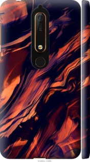 

Чехол Черно-оранжевая абстракция для Nokia 6.1 1404991