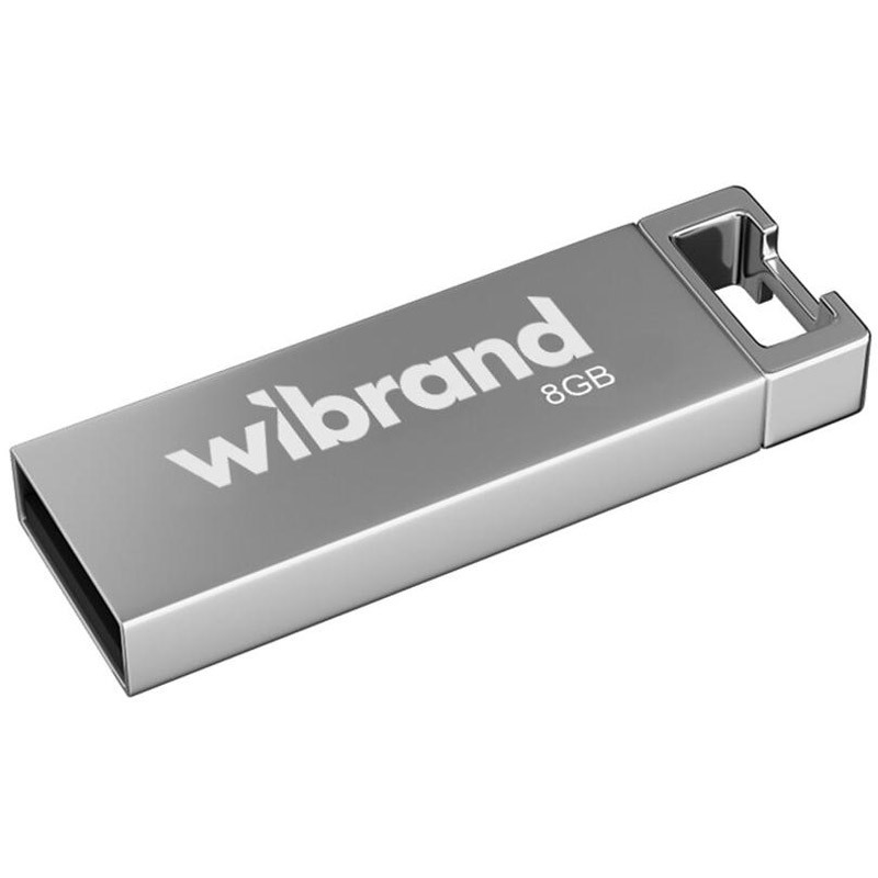 Флеш накопичувач USB 2.0 Wibrand Chameleon 8Gb (Silver)