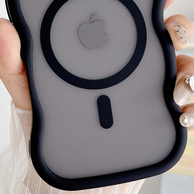 Фото Чохол TPU+PC Undine with Magnetic Safe на Apple iPhone 16 (6.1") (Black) на vchehle.ua