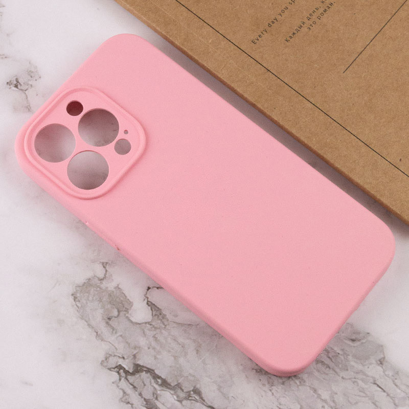 Фото Чохол Silicone Case Full Camera Protective (AA) NO LOGO на Apple iPhone 14 Pro (6.1") (Рожевий / Light pink) в маназині vchehle.ua