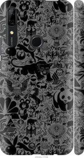 

Чохол Чорно-сірий стікер бомбинг на Huawei P Smart Z 963504