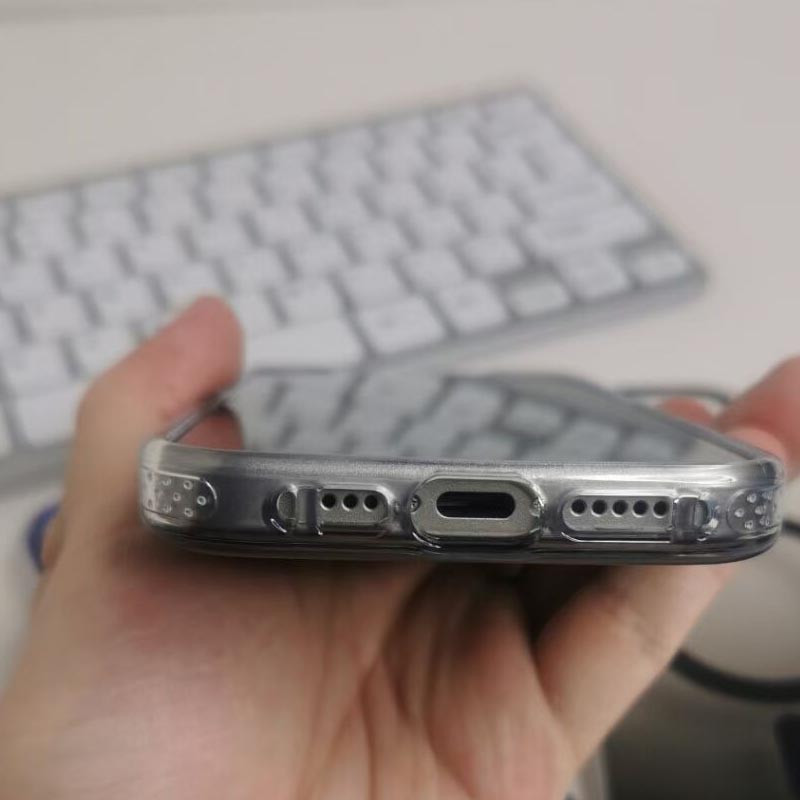 Фото Чехол TPU+PC Shadow with Magnetic Safe для Apple iPhone 16 Pro (6.3") (Gray) на vchehle.ua