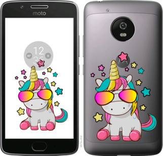 

Чехол Единорог в очках для Motorola Moto G5 911957
