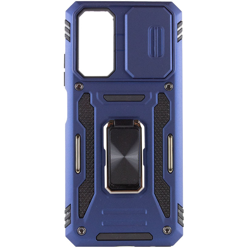 Ударопрочный чехол Camshield Army Ring для Xiaomi Redmi Note 11 (Global) / Note 11S / Note 12S (Синий / Navy) в магазине vchehle.ua