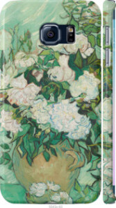 Чехол Винсент Ван Гог. Ваза с розами для Samsung Galaxy S6 Edge G925F