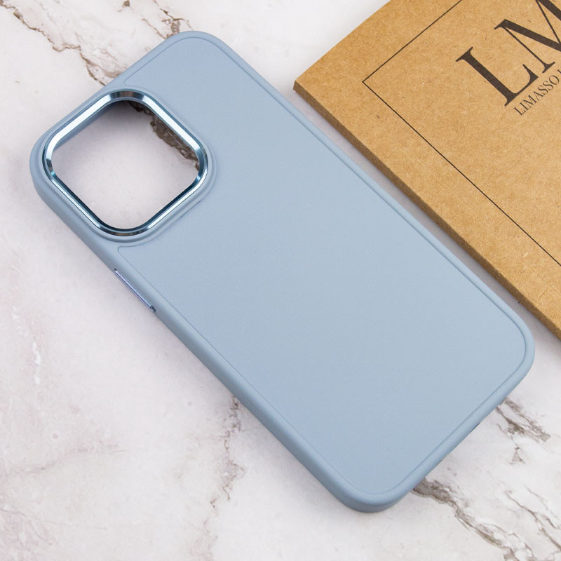 TPU чохол Bonbon Metal Style на Apple iPhone 13 Pro (6.1") (Блакитний / Mist blue) в магазині vchehle.ua