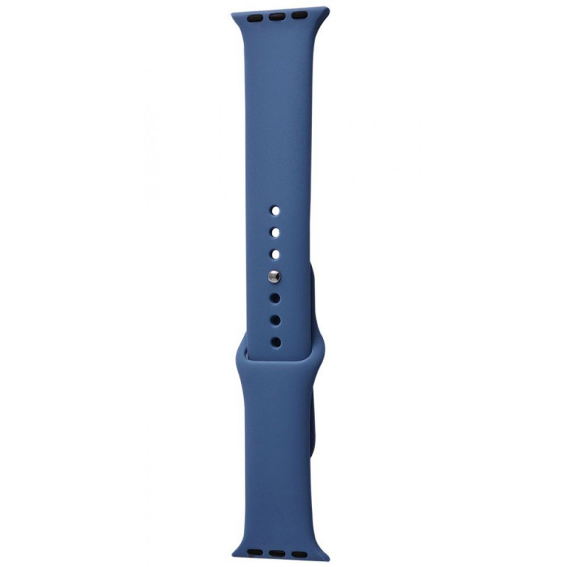 Силиконовый ремешок для Apple Watch Sport Band 42/44/45/46/49mm (M) 2pcs (Синий / Alaskan blue)