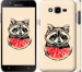 Чехол Енотик с арбузом для Samsung Galaxy J7 Neo J701F