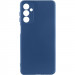 Чехол TPU GETMAN Liquid Silk Full Camera для Samsung Galaxy A24 4G (Синий / Navy Blue)