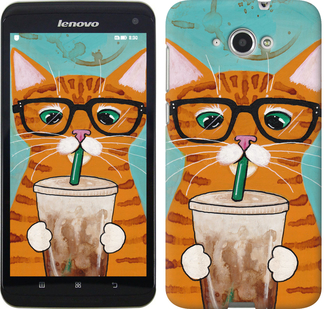 

Чехол Зеленоглазый кот в очках для Lenovo S930 625243