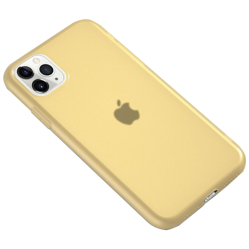 

Силиконовый матовый полупрозрачный чехол для Apple iPhone 11 Pro (5.8") (Желтый / Yellow) 789707