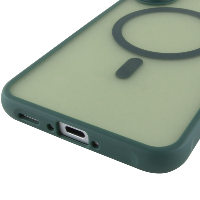 Купити Чохол TPU Bloom with Magnetic Safe на Samsung Galaxy A35 (Green) на vchehle.ua