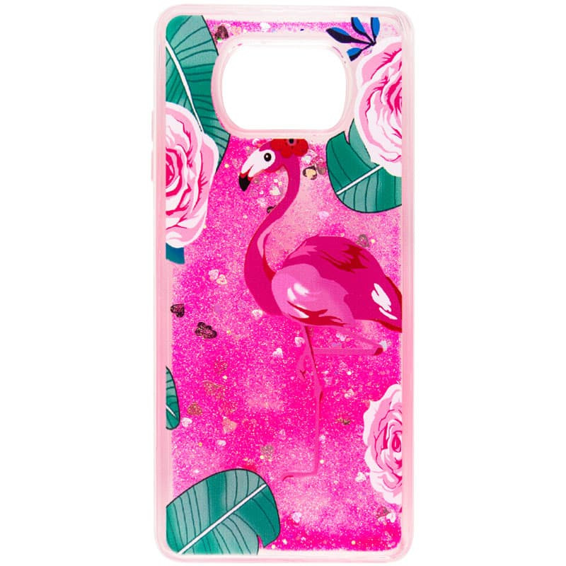 

TPU чохол з блискітками, що переливаються для Xiaomi Poco X3 NFC (Фламінго / Троянди) 1235527