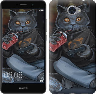 

Чехол gamer cat для Huawei Y7 2017 635599