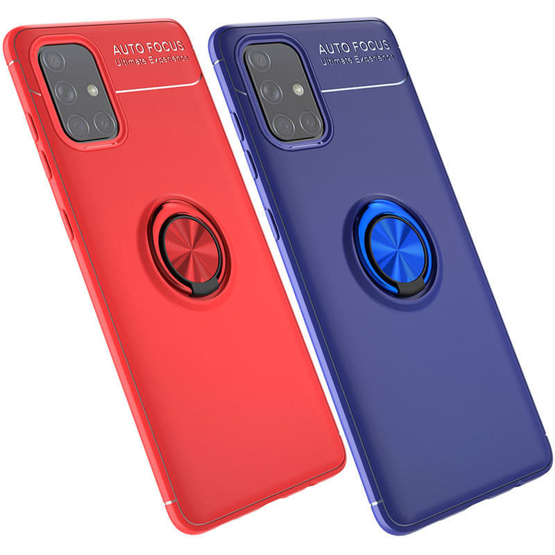 TPU чехол Deen ColorRing под магнитный держатель (opp) для Samsung Galaxy A71