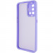 TPU+PC чохол Accent на Oppo A74 4G (White / Purple) в магазині vchehle.ua